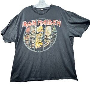Men's Iron Maiden Graphic Tee England‎ NA Tour 2012 Black Shirt Size XXL 2XL